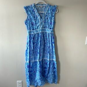 Bindu Dress, Blue, Size M